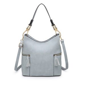 Hobo Handbag - Jen & Co (Gray Teal)